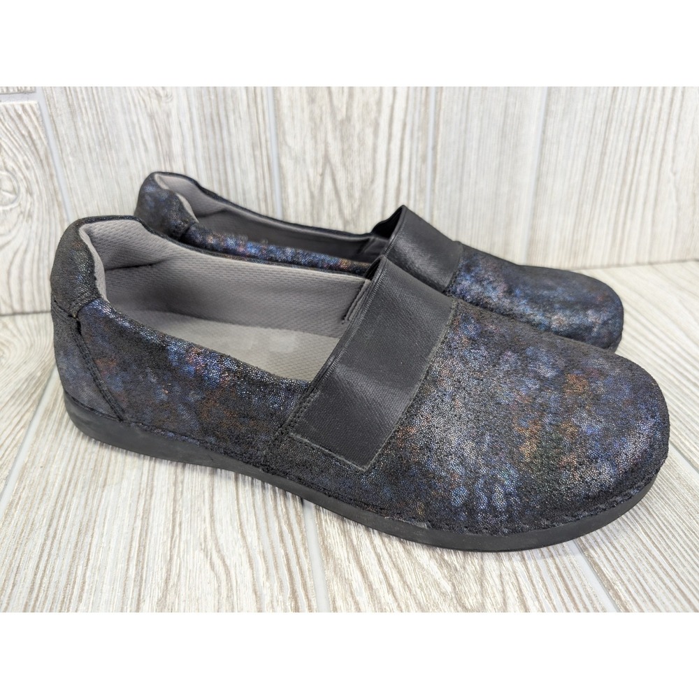 Alegria Glee Slip On Shoes‎ Size 10 Ethers Comfort Celestial Crackle Iridescent